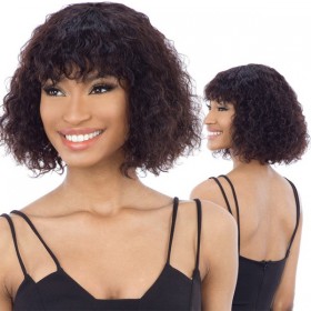 Shake-N-Go Naked Brazilian Natural Human Hair Premium Lace Front Wig WHITNEY